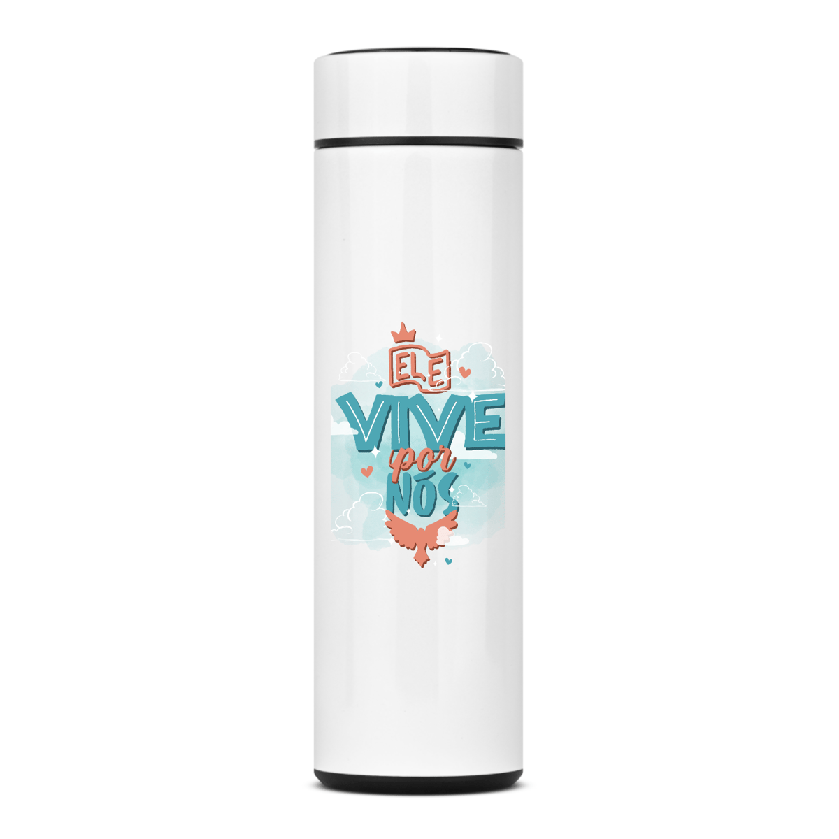 Nome do produto: Garrafa Ele Vive Por Nós