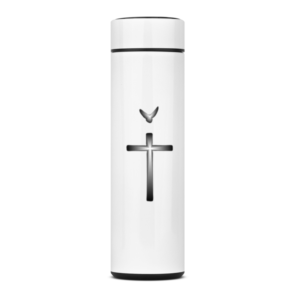 Nome do produto: Garrafa Pomba e Cruz