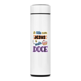 Nome do produto Garrafa Vida Doce com Jesus
