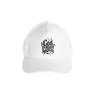 Nome do produto Boné Americano com Tela God Be The Glory