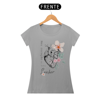 Nome do produto Camiseta Baby Long Classic Coração