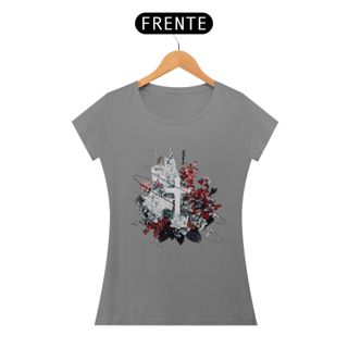 Nome do produto Camiseta Baby Long Quality FloresJ esus