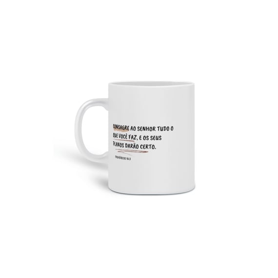 Caneca Consagre ao Senhor