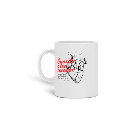 Caneca Guarda o Teu Coração