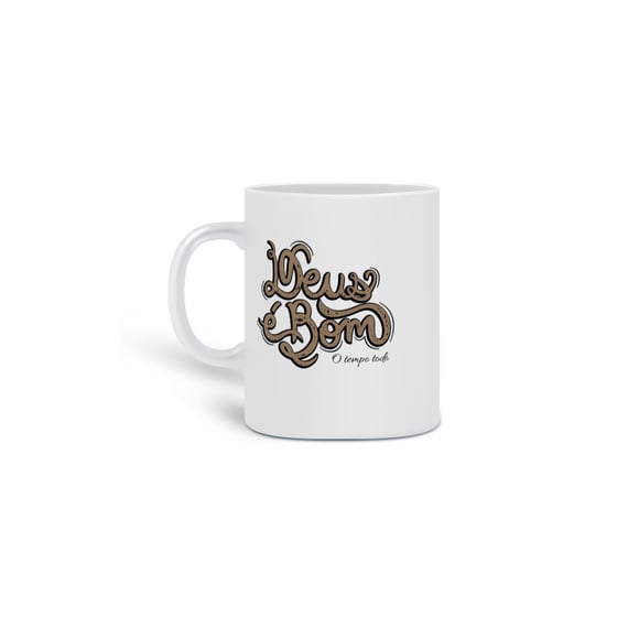 Caneca Deus é Bom