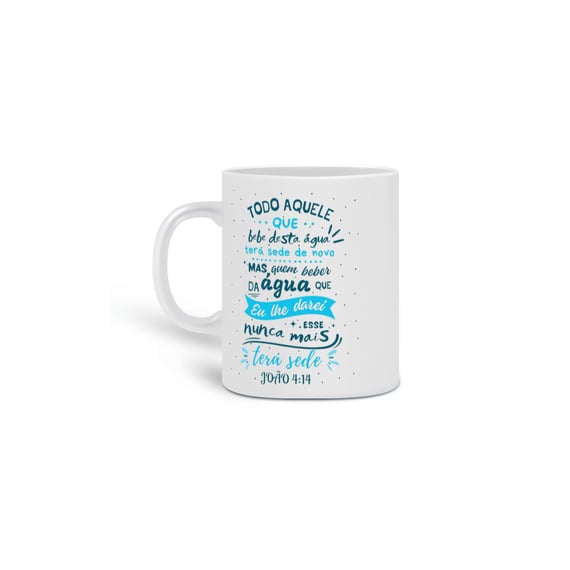 Caneca Agua João 4