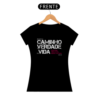 Nome do produto Camiseta Baby Long Classic Caminho Verdade e a Vida