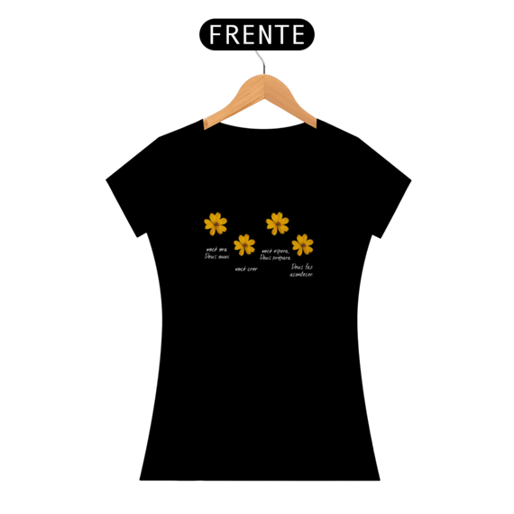 Camiseta Baby Long Prime Florzinhas