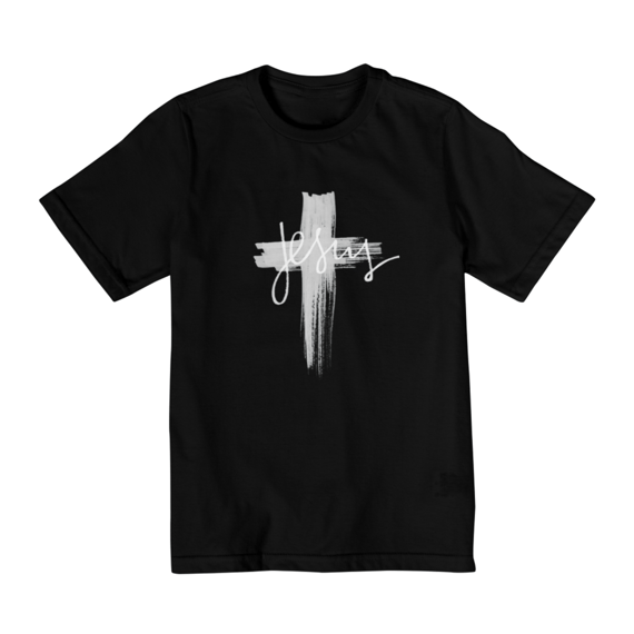 Camiseta Quality Infantil (10 a 14) Jesus Cruz