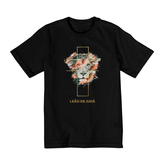 Camiseta Quality Infantil (02 a 08) Leão de Judá