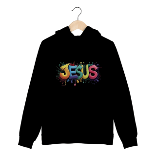 Nome do produto Moletom Canguru Jesus Color