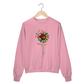 Nome do produto Moletom Blusão Flor Cruz Jesus