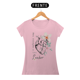Nome do produto Camiseta Baby Long Classic Coração