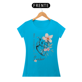 Nome do produto Camiseta Baby Long Classic Coração
