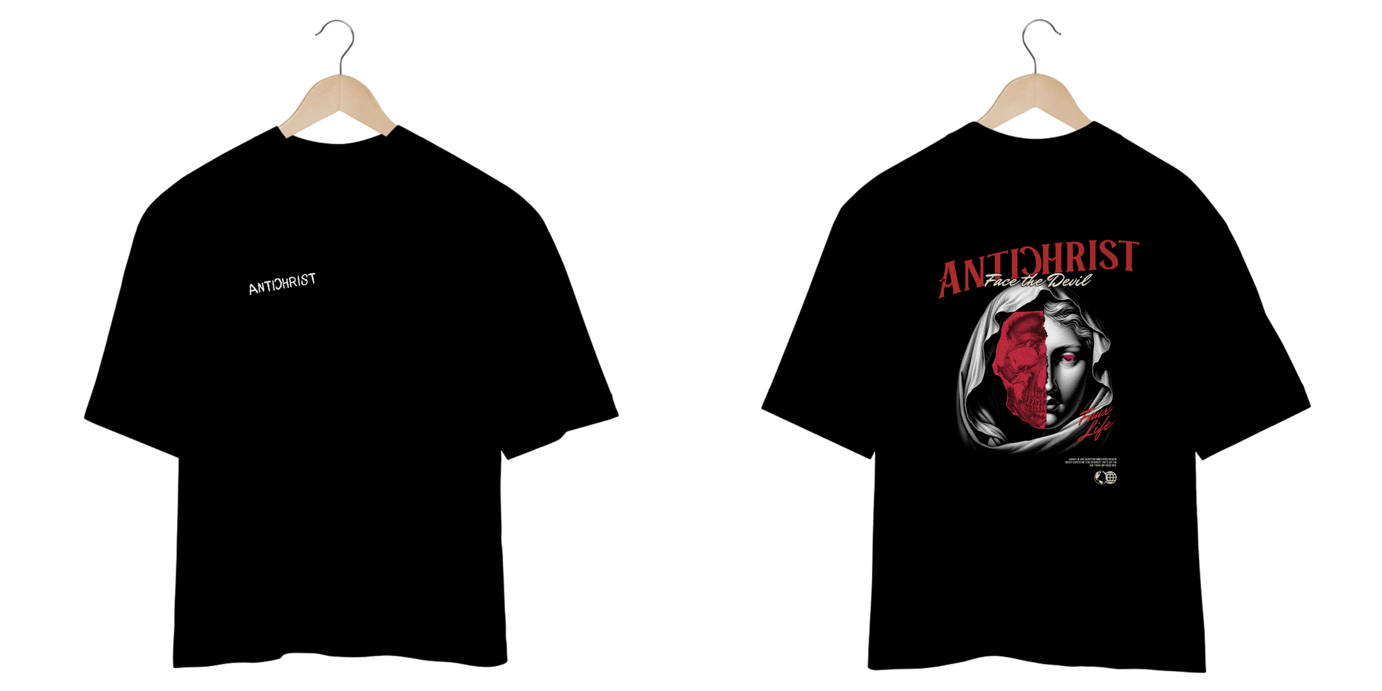 Camiseta Antichrist Collection Face the Devil