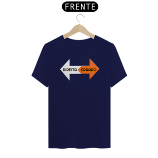 Nome do produto Camiseta Direita e Errado (Esquerda) - Conservador Direita Unisex