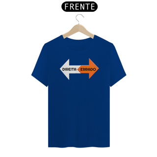 Nome do produto Camiseta Direita e Errado (Esquerda) - Conservador Direita Unisex