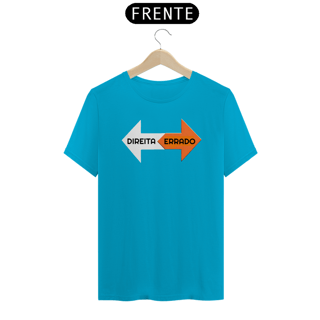 Nome do produto Camiseta Direita e Errado (Esquerda) - Conservador Direita Unisex