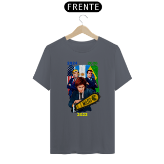 Nome do produto Camiseta Brasil USA & Argentina - Conservador Direita Unisex