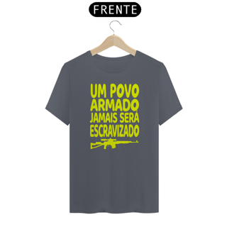 Nome do produto Camiseta Um Povo Armado - Conservador Direita Unisex