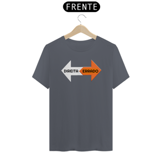 Nome do produto Camiseta Direita e Errado (Esquerda) - Conservador Direita Unisex