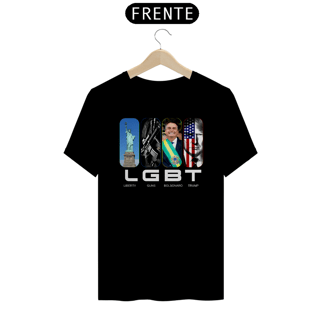 Camiseta LGBT Liberdade Guns Bolso Trum - Conservador Direita Unisex