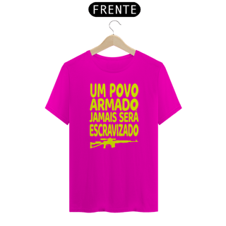 Nome do produto Camiseta Um Povo Armado - Conservador Direita Unisex