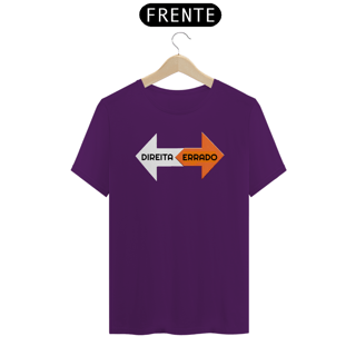 Nome do produto Camiseta Direita e Errado (Esquerda) - Conservador Direita Unisex