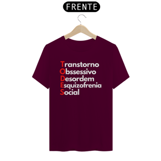Nome do produto Camiseta TODES Transtorno - Conservador Direita Unisex