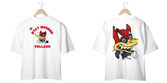 Camiseta Oversized Villain Stay wicked
