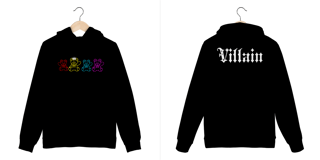 Nome do produto Moletom Canguru VIllain Bears