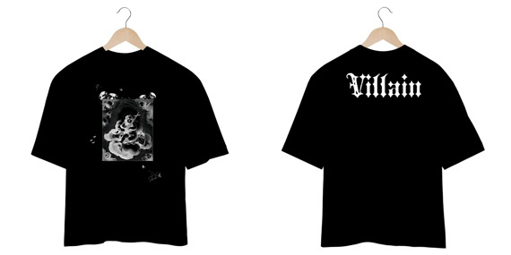 Camiseta Oversized Villain Cupido arte