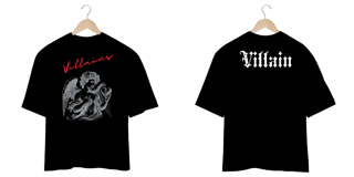 Nome do produto Camiseta Oversized Villain 