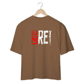Nome do produto Camiseta Oversized Cristo Rei - Preto