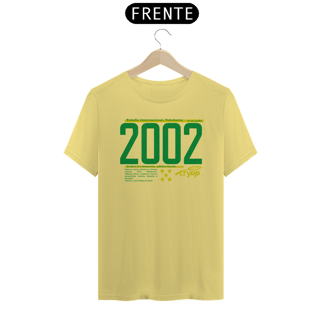 Nome do produto camiseta tryUP copa2002 amarela // algodão Estonado