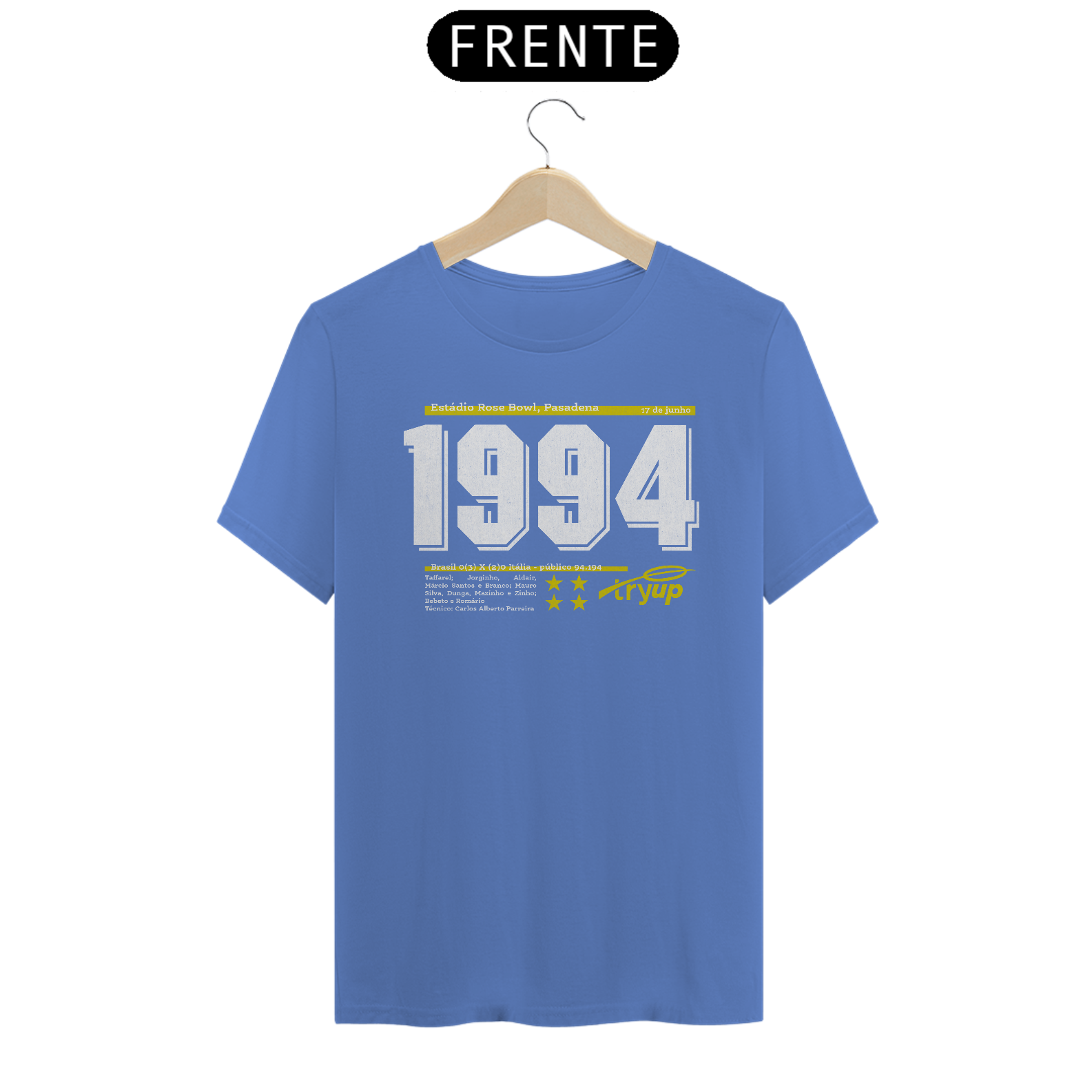 camiseta tryUP copa94 // algodão Estonado