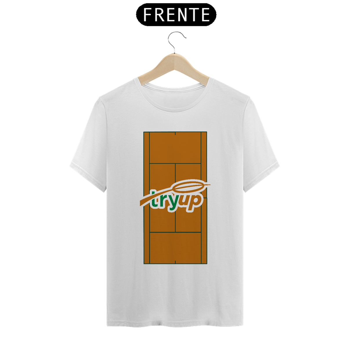 Nome do produto: camiseta tryUP .tcourt I // Algodão Prime