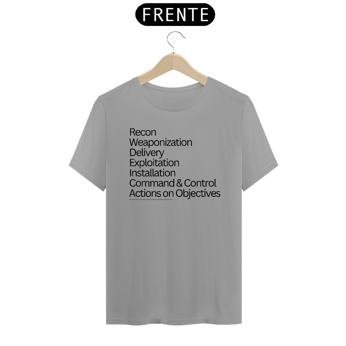 Nome do produto: Camiseta estrutura Cyber Kill Chain
