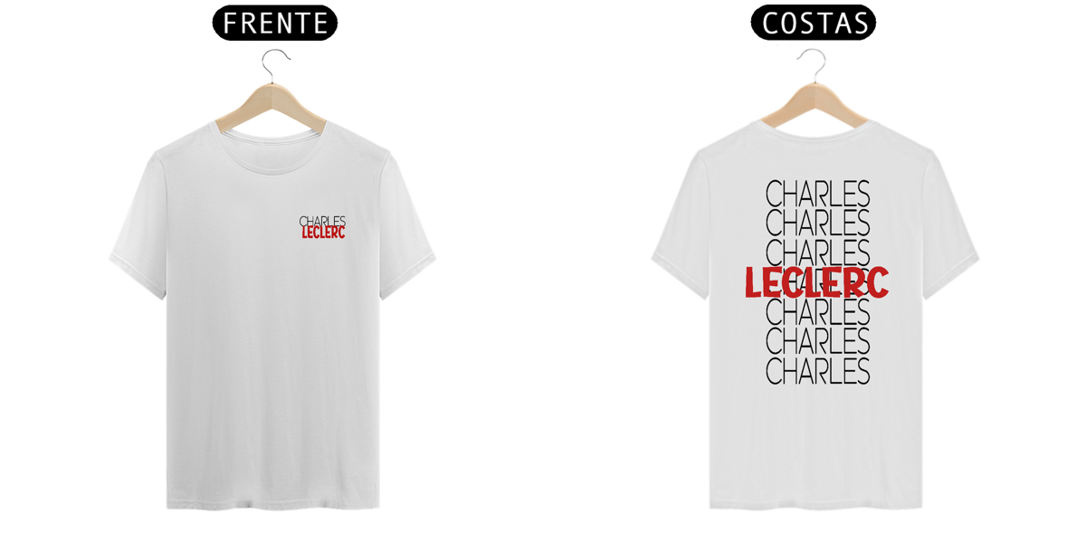 Nome do produto: Charles Leclerc Minimalista