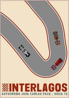 Interlagos - Poster A3 