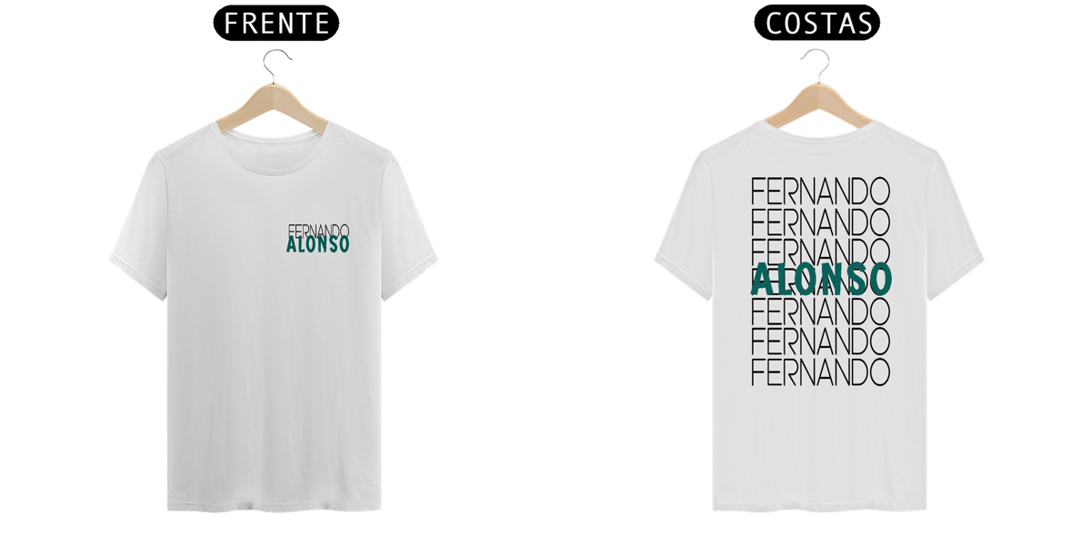 Nome do produto: Fernando Alonso Minimalista