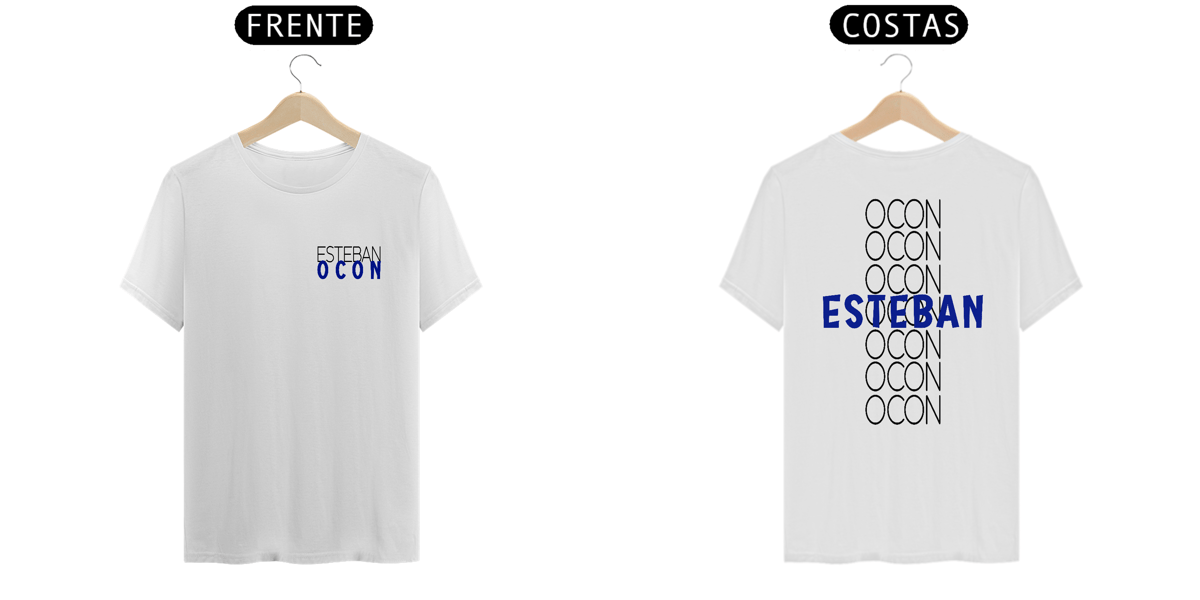 Nome do produto: Esteban Ocon Minimalista