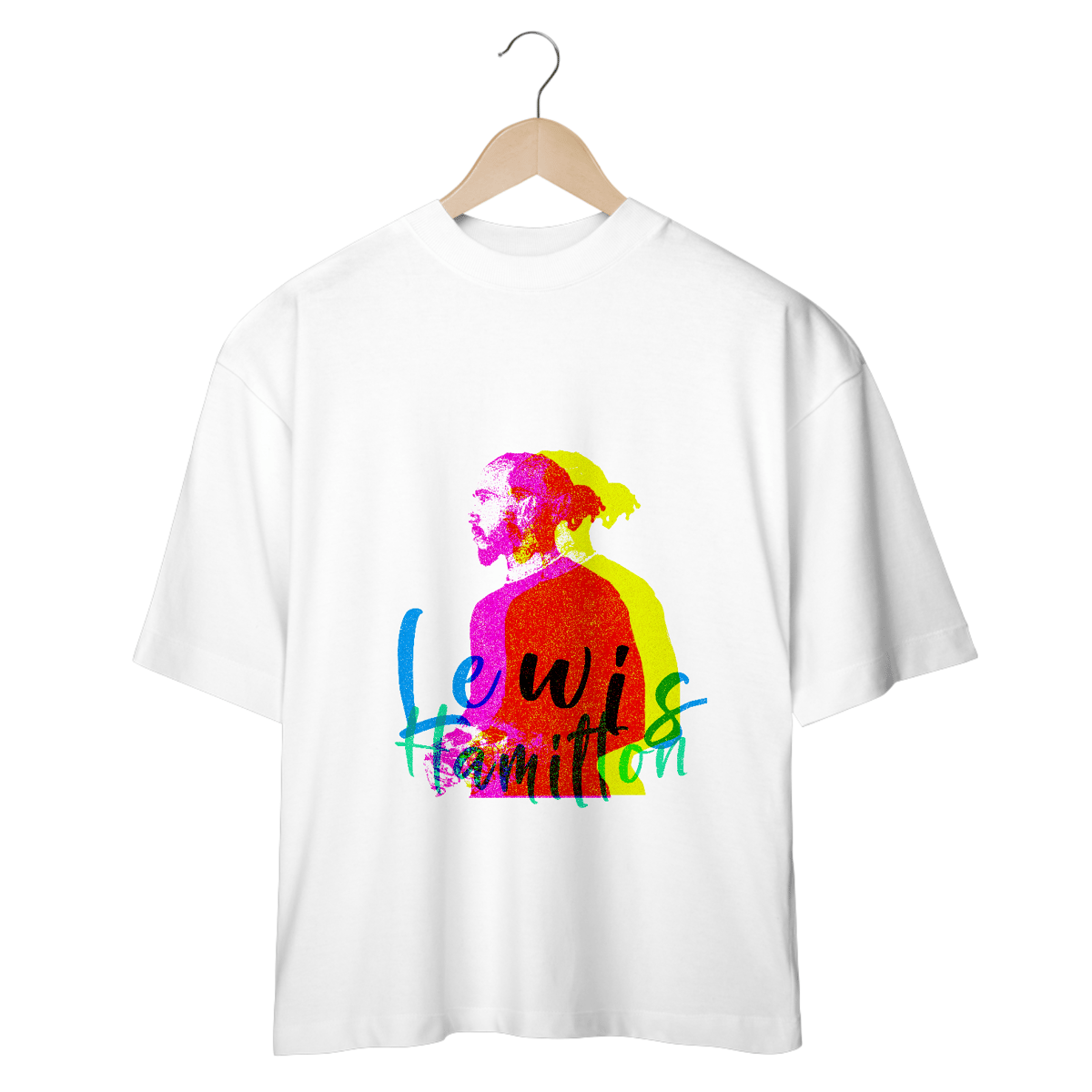 Nome do produto: Lewis Hamilton Risografia Oversized