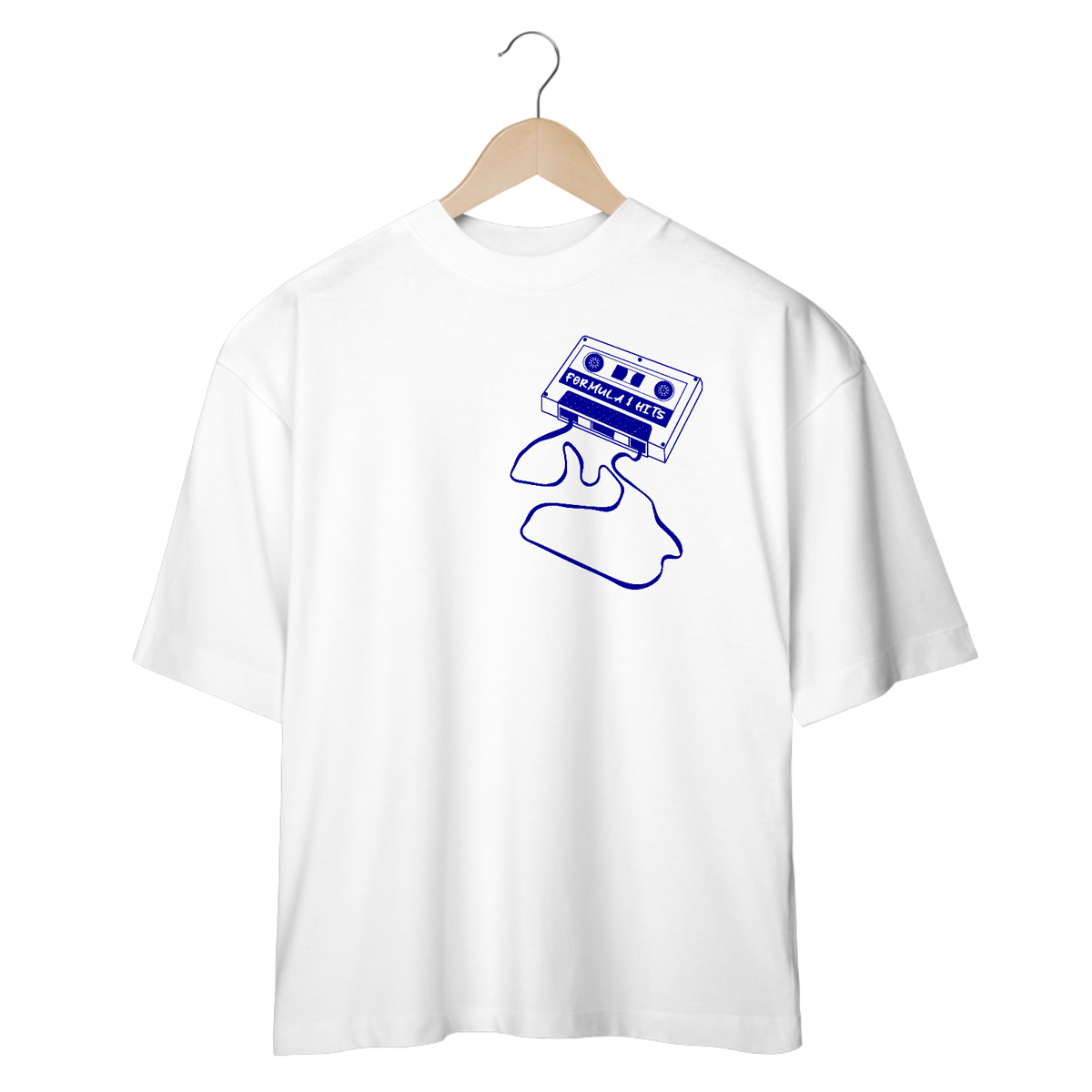 Nome do produto: Fita Pequena Azul Oversized