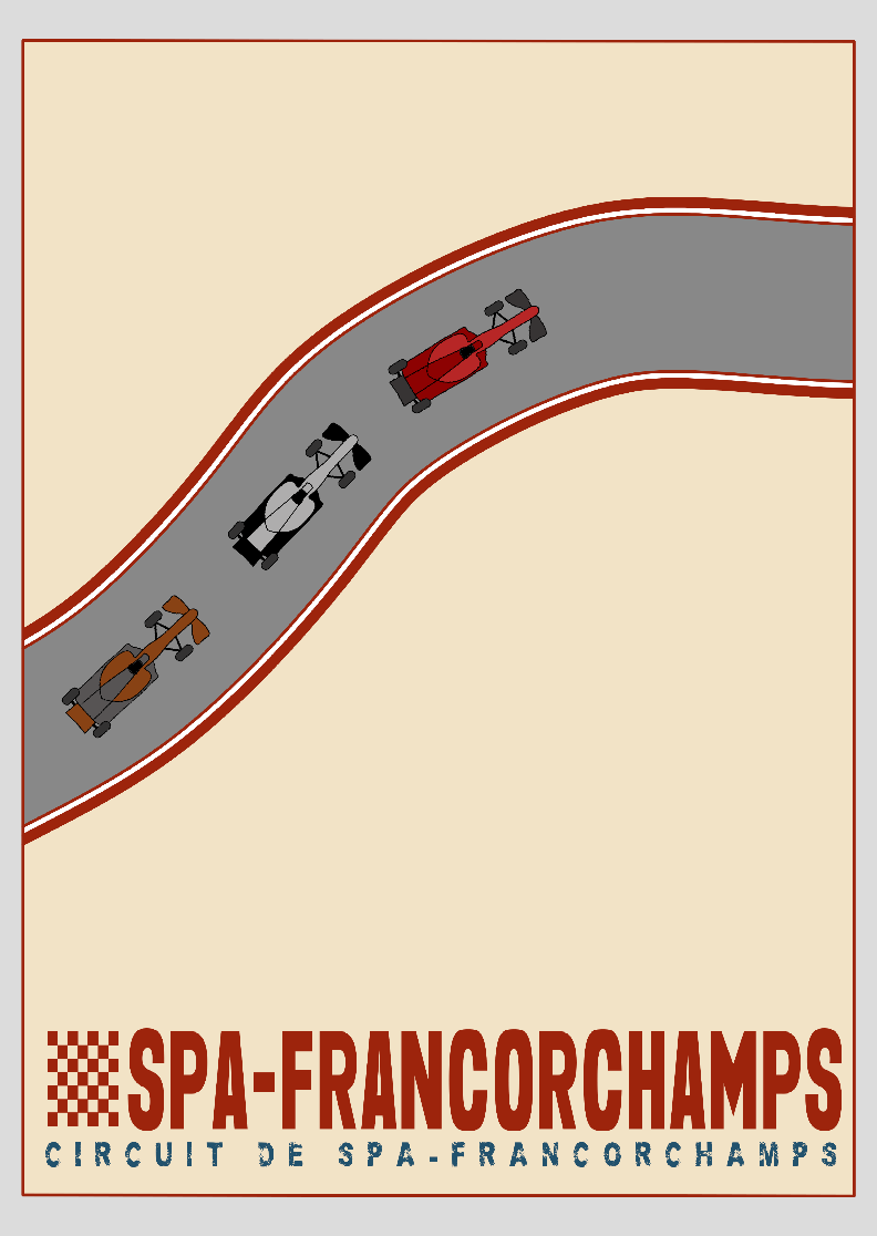 Nome do produto: Poster Spa - Coleção Corridas