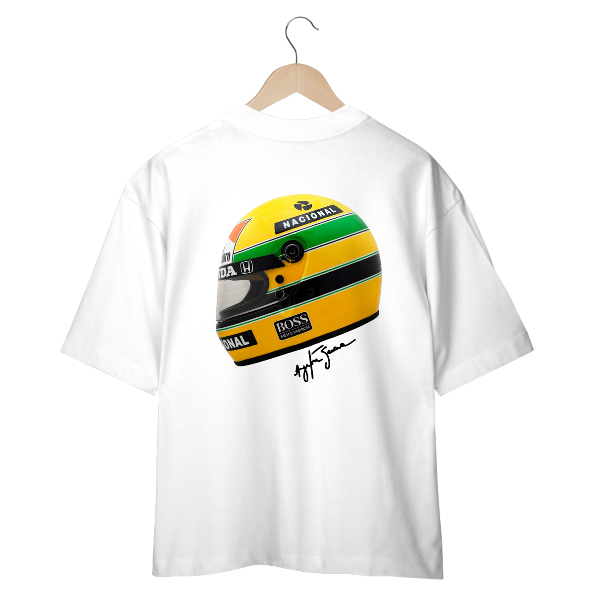 Nome do produto: Capacete Ayrton Senna - Costas