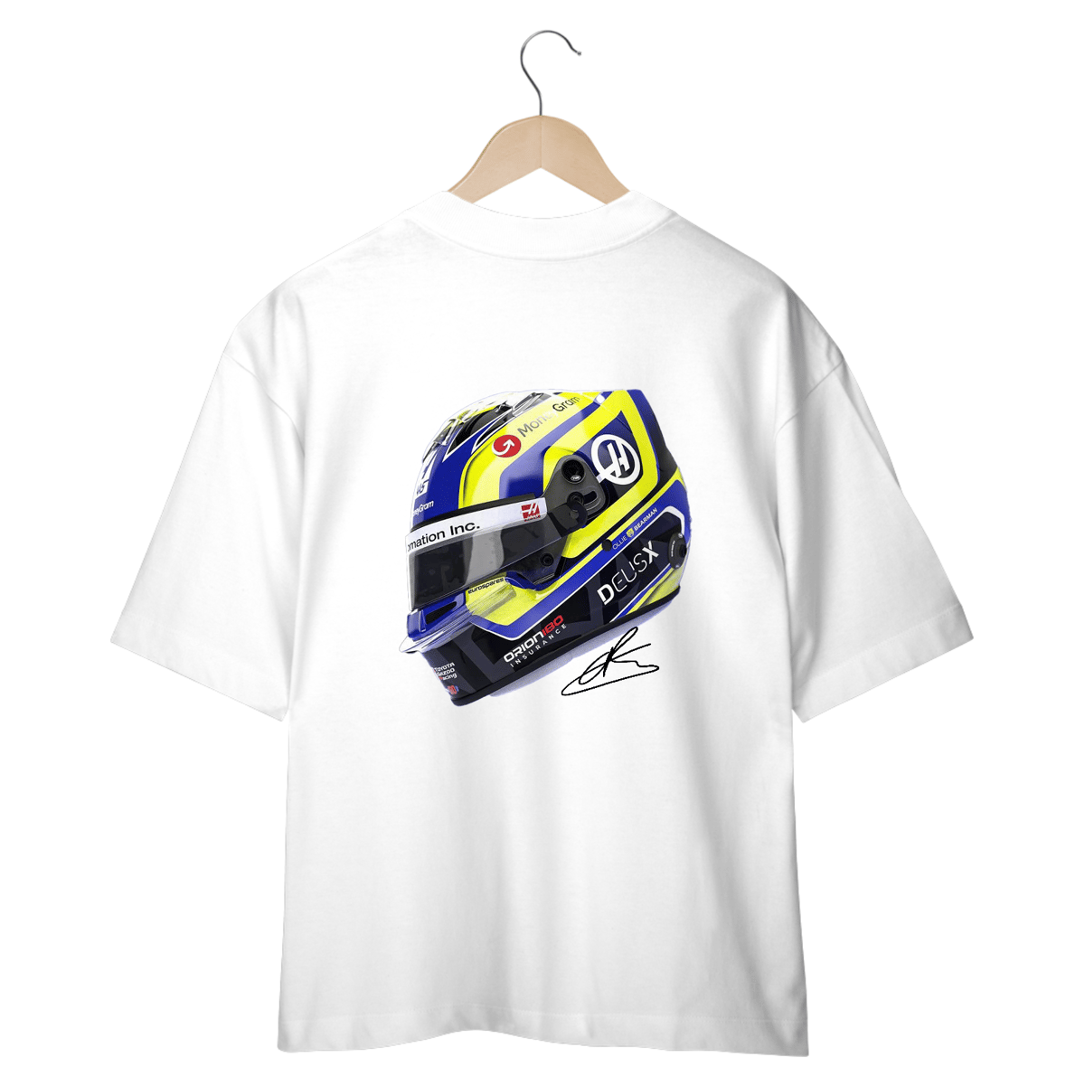 Nome do produto: Capacete Oliver Bearman - Costas
