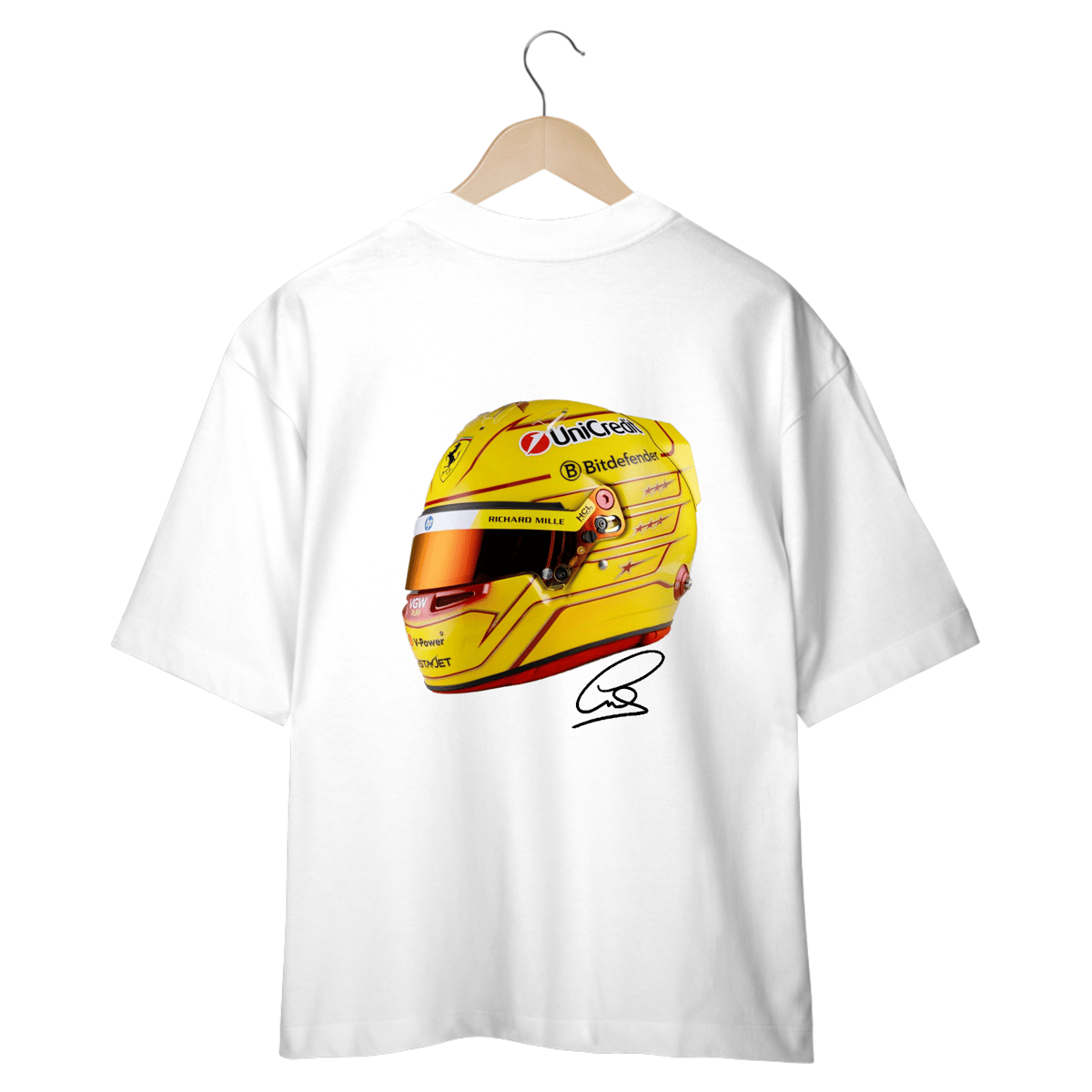 Nome do produto: Capacete Lewis Hamilton - Costas