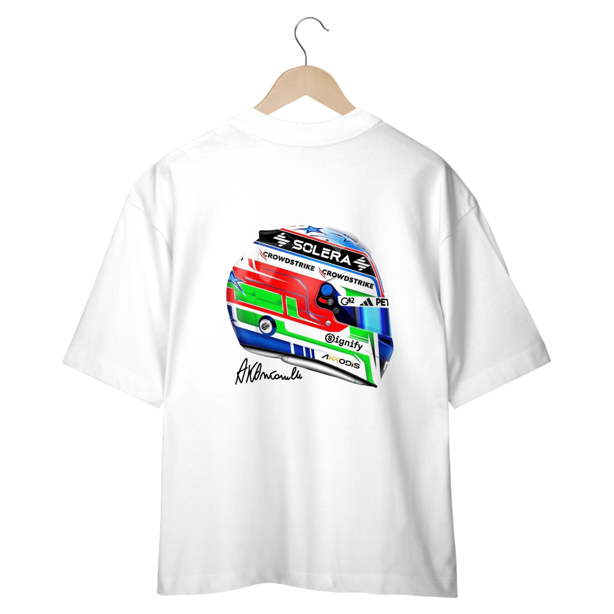 Nome do produto: Capacete Kimi Antonelli - Costas