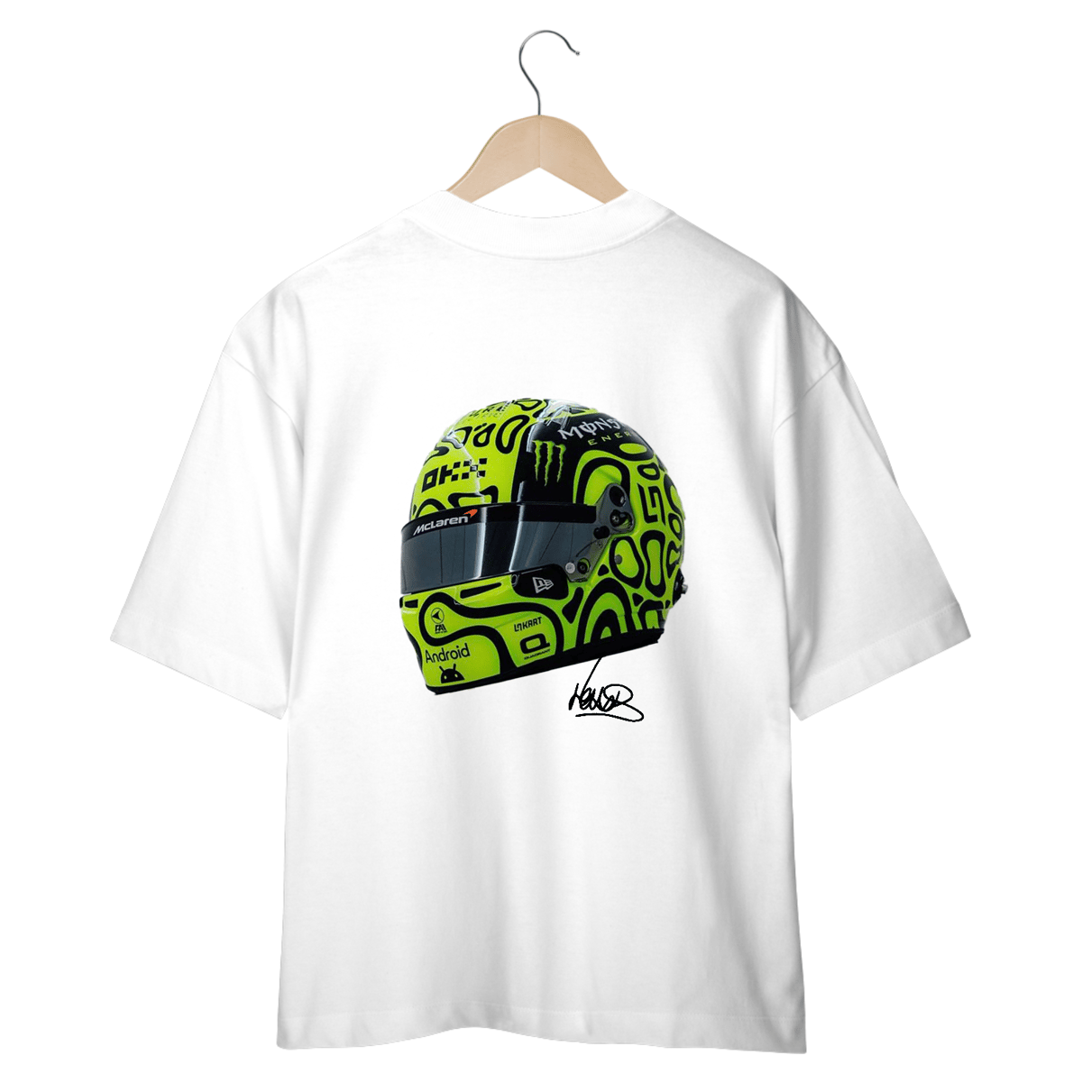Nome do produto: Capacete Lando Norris - Costas